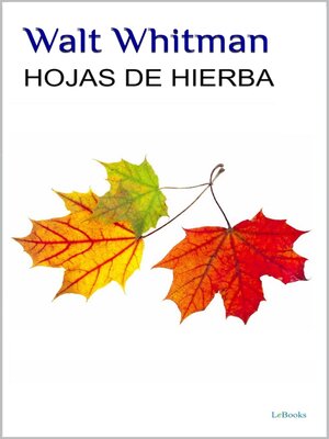 cover image of WALT WHITMAN--Hojas de Hierba